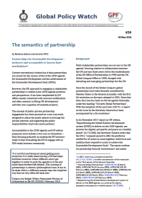 Cover The semantics of partnership