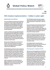 Cover SDG shadow implementation – hidden in plain sight