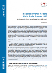 Cover World Social Summit brief