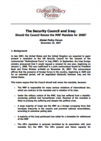 cover_security council and Iraq