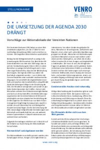 VENRO_Stellungnahme_SDGs-Corona