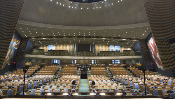 The General Assembly Hall in Advance of General Debate