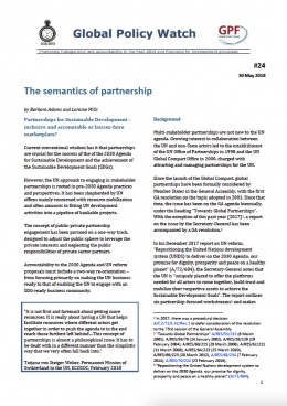 Cover The semantics of partnership