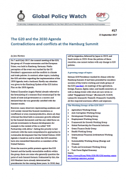 Cover The G20 and the 2030 Agenda