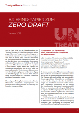 Briefing-Paper zum Zero Draft