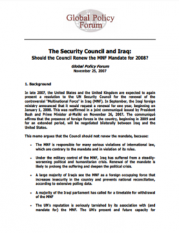 cover_security council and Iraq