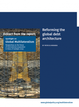 Reforming the global debt architecture