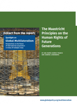 The Maastricht Principles on the Human Rights of Future Generations