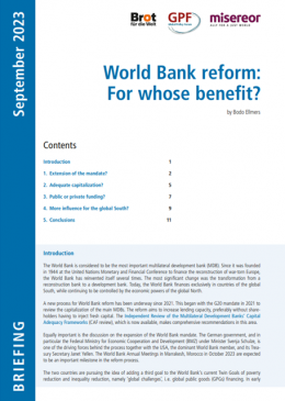 World Bank Reform