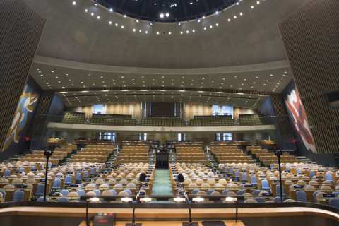The General Assembly Hall in Advance of General Debate