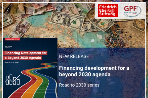 Financing development for a beyond 2030 agenda report cover