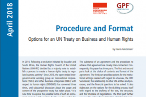 Cover procedure and format