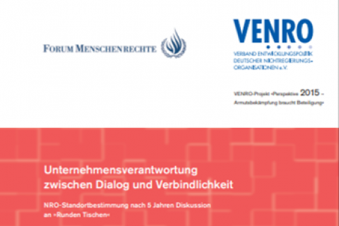 Cover_Unternehmensverantwortung zwischen Dialog und Verbindlichkeit